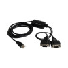 Startech ICUSB2322F 2PT USB TO SERIAL RS232 ADAPTER USB TO RS232 DB9 CONVERTER CABLE