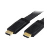 Startech HDMIMM10FL CREATE ULTRA HD CONNECTIONS BETWEEN YOUR HDMI-ENABLED DEVICES WITH MINIMAL CLUTT