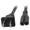 Startech PXT101NB10 10FT LAPTOP POWER CORD NEMA 5-15P TO C7 NOTEBOOK ADAPTER CABLE