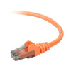 Belkin A3L980-05-ORG-S 5FT CAT6 SNAGLESS PATCH CABLE, UTP, ORANGE PVC JACKET, 23AWG, 50 MICRON, GOLD PL
