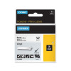 Dymo 18443 DYMO RHINO 3/8IN X 18FT, WHITE VINYL LABELS