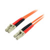 Startech FIBLCLC5 5M MULTIMODE FIBER OPTIC CABLE OM1 LC/LC 10G LSZH FIBER CABLE