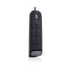 Belkin BV112230-08-BLK 12-OUTLET SURGE PROTECTOR WITH 8 FT POWER CORD WITH CABLE/SATELLITE PROTECTION