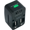 Qvs PA-C3 PREMIUM WORLD POWER TRAVEL ADAPTOR W/SURGE PROTECTION