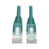 EATON TRIPP LITE SERIES CONNECTIVIT N001-007-GN 7FT CAT5E GREEN PATCH CABLE CAT5 SNAGLESS MOLDED M/M RJ45 350MH