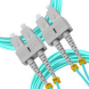 Addon ADD-SC-LC-3M5OM4 3M LOMM OM4 FIBER OPTIC MALE LC/SC 50/125 DUPLEX AQUA CABLE