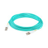 Addon ADD-LC-LC-3M5OM4 ADDON 3M LC TO LC AQUA OM4 DUPLEX OFNR (RISER-RATED) FIBER PATCH CABLE