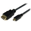 Startech HDADMM3M 3M HIGH SPEED MICRO HDMI TO HDMI CABLE WITH ETHERNET; 4K VIDEO (3840X2160P 30HZ)