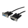 Startech MXT1002MBK 2M DB9 RS232 SERIAL EXTENSION BLK M/F CABLE