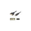 Addon DP2DVIA ADDON 20.00CM (8.00IN) DISPLAYPORT MALE TO DVI-I (29 PIN) FEMALE BLACK ACTIVE AD