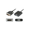 Addon DVIDS2VGAA ADDON 20.00CM (8.00IN) DVI-D SINGLE LINK (18+1 PIN) MALE TO VGA FEMALE BLACK ACT
