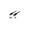 Addon USBEXTAB6 ADDON 1.82M (6.00FT) USB 2.0 (A) MALE TO USB 2.0 (B) MALE BLACK CABLE
