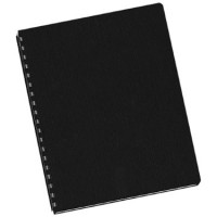 Fellowes 52115 BINDING COVERS EXPRESSIONS LINEN BLACK OVERSIZE 200PK