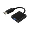 4xem 4XDPVGA 8IN DISPLAYPORT TO VGA ADAPTER DP MALE TO VGA FEMALE BLACK