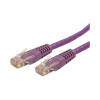 Startech C6PATCH20PL 20FT PURPLE CAT6 ETHERNET CABLE RJ45 UTP PATCH CABLE GIGABIT LAN