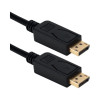 Qvs DP-03 3FT DISPLAY PORT MALE TO MALE DIGITAL A/V CABLE WITH LATCHES