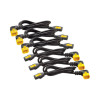 APC AP8706R-NA POWER CORD KIT (6 EA), LOCKING, C13 TO C14 (90 DEGREE), 1.8M, NORTH AMERICA