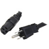 Startech PXT515C158 8FT (2.4M) UNIVERSAL POWER CORD W/ NEMA 5-15P AND IEC 60320 C15 CONNECTORS; 125V