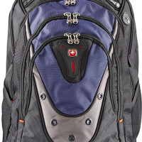 WENGER 27316060 WENGER IBEX BLUE BACKPACK BLK/ FITS 17IN LAPTOP GA-7316-06F00