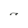 EATON TRIPP LITE SERIES MASTER-POWE P516-001 1FT VGA MONITOR SPLITTER CABLE HD15 Y SPLITTER M/2XF 1 VGA CABLE