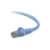Belkin A3L980B03-BLU-S 3FT CAT6 SNAGLESS PATCH CABLE 4PAIR RJ45M/M BLUE