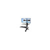 ERGOTRON FURNITURE 33-349-200 WORKFIT-S SIT-STAND WKSTN DUAL DISPLAY WORKSURFACE LARGE KEYB TRAY