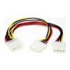 Startech PYO2L 9IN LP4 TO LP4 POWER Y SPLITTER CABLE ADAPTER LP4 TO 2X LP4 MOLEX
