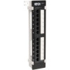 Eaton N250-012 EATON TRIPP LITE SERIES 12-PORT CAT6/CAT5 WALL-MOUNT VERTICAL 110 PATCH PANEL, T