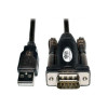 Eaton U209-000-R 5FT USB TO SERIAL ADAPTER CABLE USB-A TO DB9 9PIN RS232 M/M