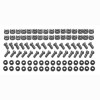APC AR8100 APC - RACK SCREWS AND NUTS - (PACK OF 32 )