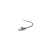 Belkin A3L791-20 20FT CAT5E PATCH CABLE, UTP, GRAY PVC JACKET, 24AWG, T568B, 50 MICRON, GOLD PLAT