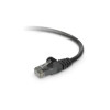 Belkin A3L980-05-BLK-S 5FT CAT6 SNAGLESS PATCH CABLE RJ45M/RJ45M BLACK
