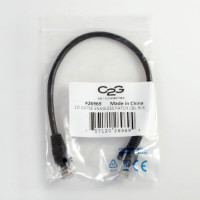 C2G 15202 10FT CAT5E BLK SNAGLESS UTP CBL BLK