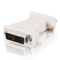 C2G 26956 DVI MALE TO SVGA HD15 FEMALE VIDEO ADPTR - PVC - WHITE - PERFECT FOR CONVERTING