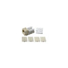 C2G 29310 CAT6 90 KEYSTONE JACK IVORY - PROVIDES A SECURE CABLE CONNECTION, INCLUDES 110-T