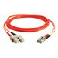 C2G 33155 2M FIBER OPTIC MMF LC/SC 62.5/125 DUPLEX PVC PATCH CORD