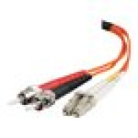 C2G 33165 3M FIBER OPTIC MMF LC/ST 62.5/125 DUPLEX PVC PATCH CORD