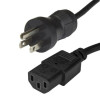 Startech PXT101_3 3FT COMPUTER POWER CORD NEMA 5-15P TO C13 AC POWER MONITOR CABLE