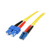 Startech SMFIBLCSC1 1M SINGLE-MODE FIBER CABLE OS1 LC/SC 9/125 LSZH FIBER OPTIC CABLE