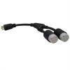 Eaton P039-001-2 EATON TRIPP LITE SERIES POWER EXTENSION CORD/SPLITTER, NEMA L6-20P TO 2X NEMA L6