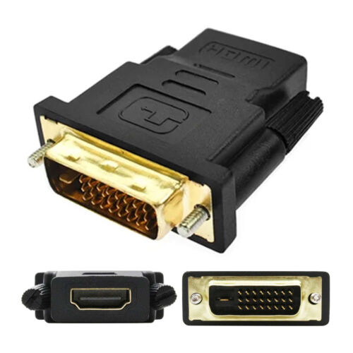 Axiom HDMIMDVIF-AX HDMI ADAPTER - HDMI LEFT CONNECTOR - MALE LEFT GENDER - DVI-D RIGHT CONNECTOR -