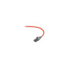 A3X189-03-RED-S 3FT CAT6 SNAGLESS CROSSOVER PATCH CABLE BAG AND LABEL