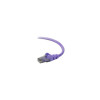 Belkin A3L980-02-PUR-S PATCH CABLE - UNSHIELDED TWISTED PAIR (UTP) - MALE LEFT GENDER - MALE RIGHT GEND