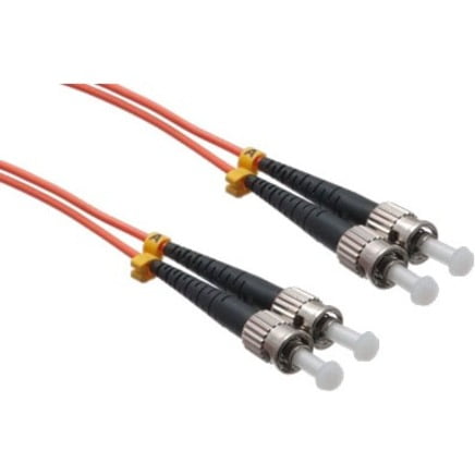 Axiom AXG92696 AXIOM ST/ST MULTIMODE DUPLEX OM2 50/125 FIBER OPTIC CABLE 1M - TAA COMPLIANT