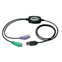 Eaton B015-000 USB TO PS/2 ADAPTER FOR KEYBOARD AND MOUSE - USB A LEFT CONNECTOR - MALE LEFT GE