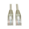 EATON TRIPP LITE SERIES CONNECTIVIT N002-020-GY 20FT CAT5E GRAY PATCH CABLE CAT5 MOLDED RJ45 M/M 350MHZ PVC UTP