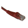 Eaton N201-003-RD 3FT CAT6 PATCH CABLE M/M RED GIGABIT MOLDED SNAGLESS PVC RJ45