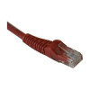 Eaton N201-005-RD 5FT CAT6 PATCH CABLE M/M RED GIGABIT MOLDED SNAGLESS PVC RJ45