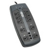 Eaton TLP1008TEL 10OUT SURGE PROTECTOR 2395J BLACK 8FT CORD TEL/DSL/RJ11 5-15P