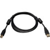 EATON TRIPP LITE SERIES CONNECTIVIT U023-006 6FT USB HIGH SPEED CABLE M/M USB 2.0 USB-A TO B FERRITE CHOKES